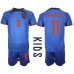 Cheap Netherlands Steven Berghuis #11 Away Football Kit Children World Cup 2022 Short Sleeve (+ pants)